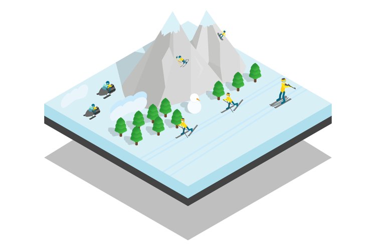 Mountain Vector Image 23