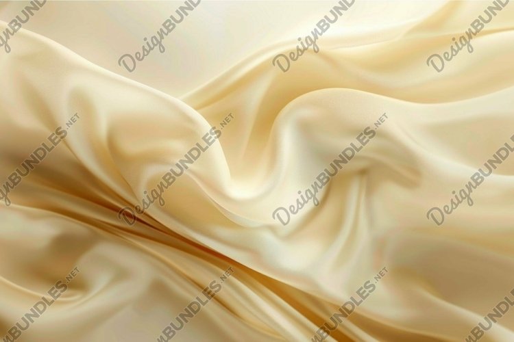 Elegant cream silk fabric texture example image 1