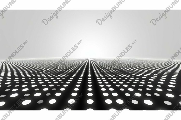 minimal perspective dots background example image 1