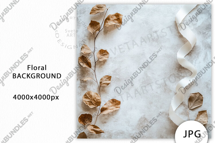 Aesthetic Neutral Background, Mockup JPG example image 1