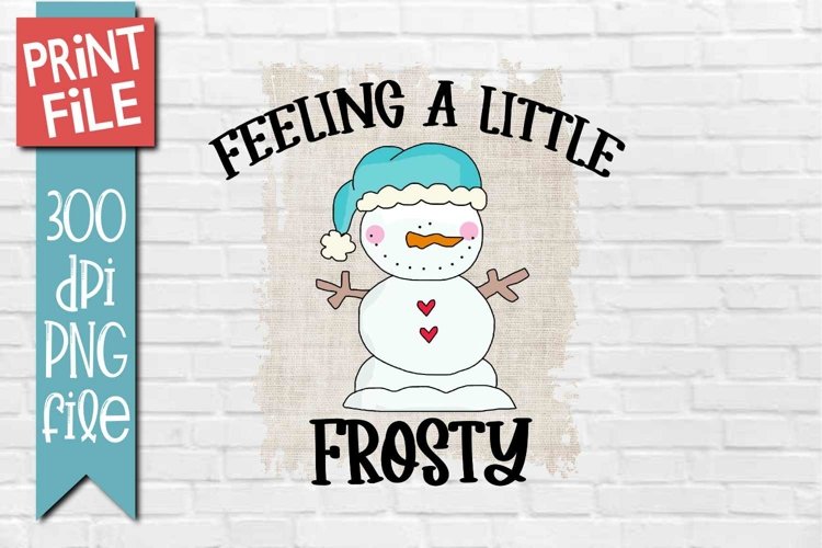 Snowman Sublimation Image 2