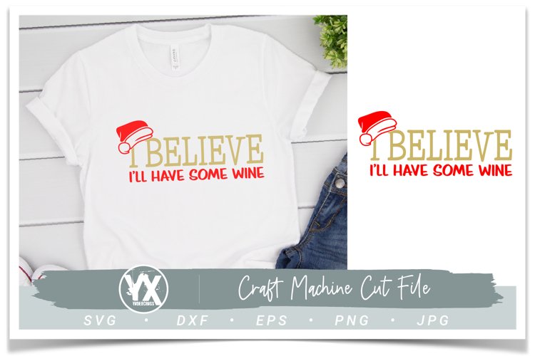 I Believe I'll Have Some Wine SVG example image 1