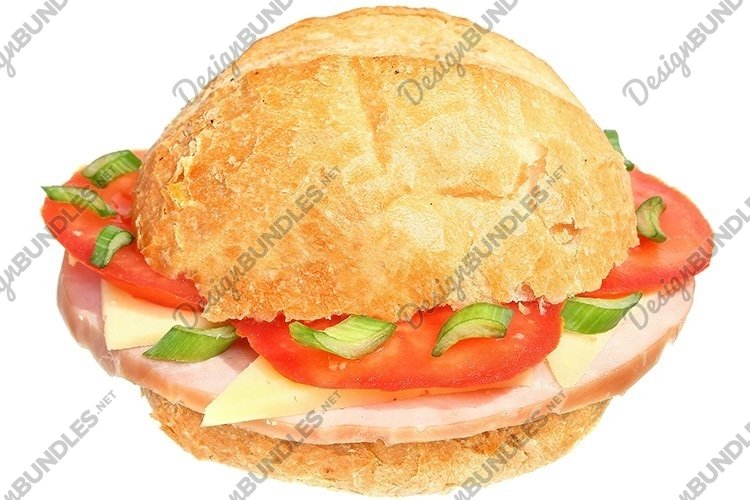 Stock Photo - Sandwiches with sausage