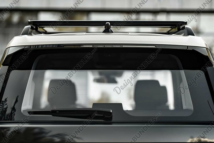 rear window vehicle mockup
