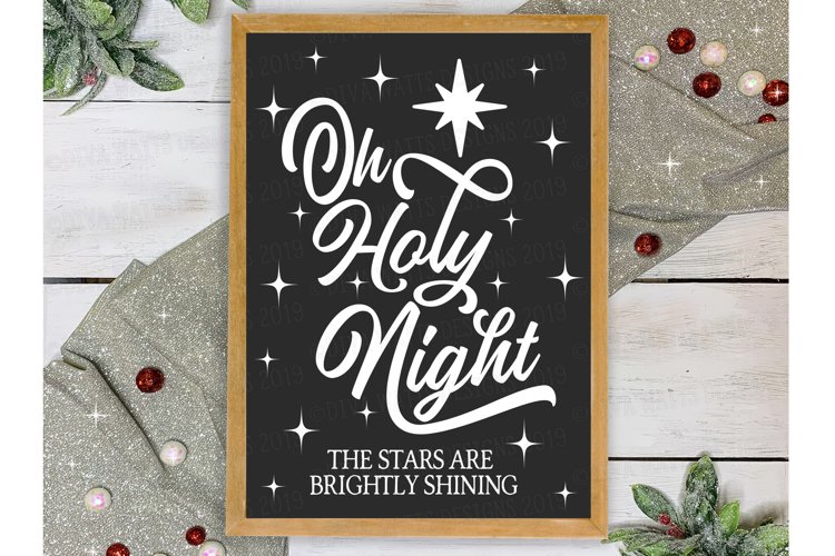 Oh Holy Night The Stars Are Brightly Shining Christmas