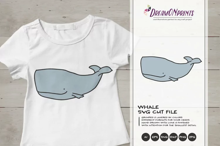 Whale SVG Cut File