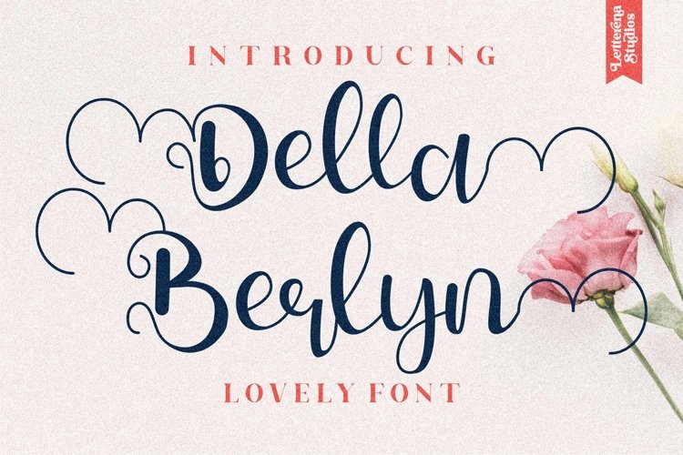 Della Berlyn - Beautiful Script Font example image 1