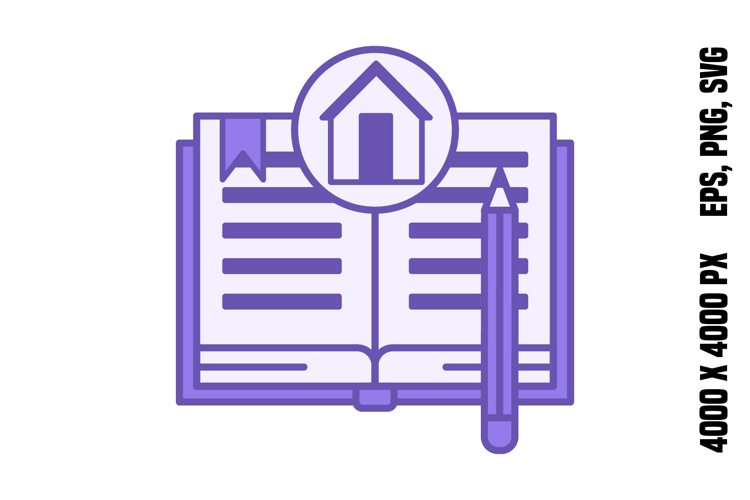 Colored Homework Icon