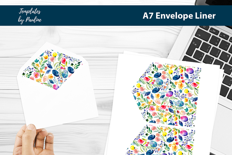 A7 Envelope Liner, Easter Egg Envelope Liner
