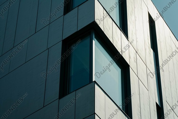 Sign Board Mockup Commercial Building Fascia Aluminium Metal