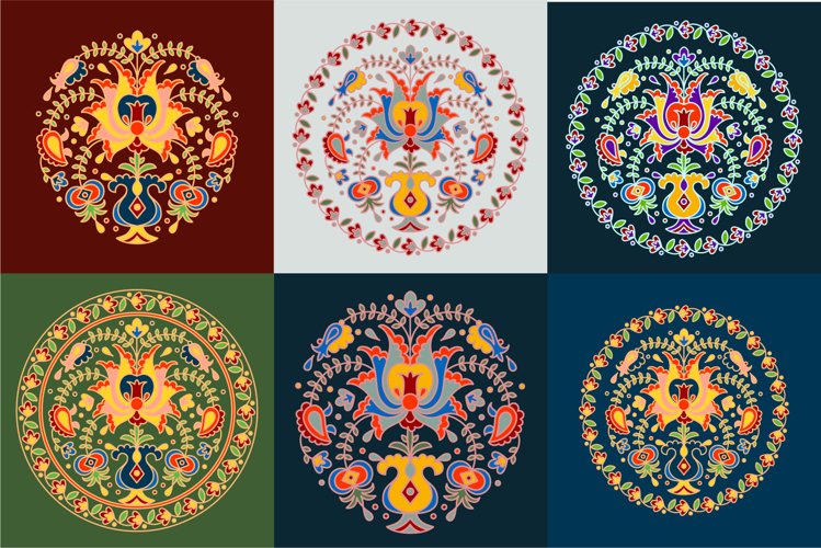 National ethnic ornament example image 1