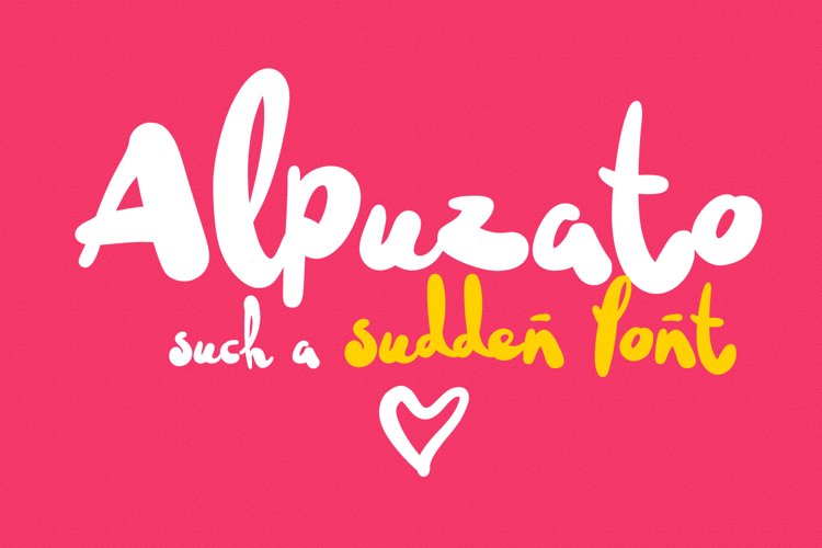 Alpuzato fresh Unique & superfunny brush freestyle font example image 1