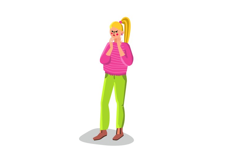 Sad Girl Clipart Image 24