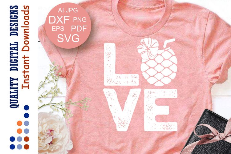 Pineapple svg Love example image 1