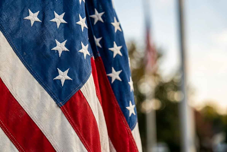 Patriotic American Flag
