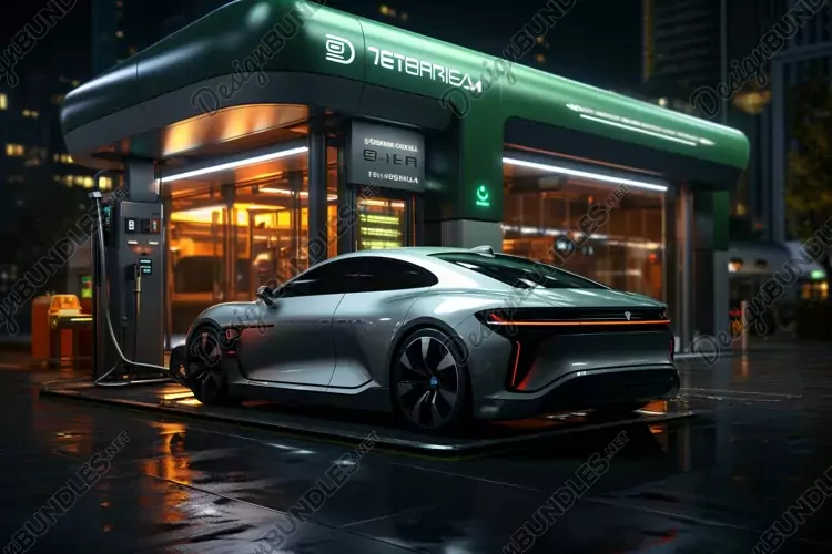 Electric Cars and bike charging stations