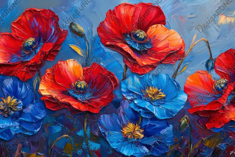 Flowers Texture Image 6