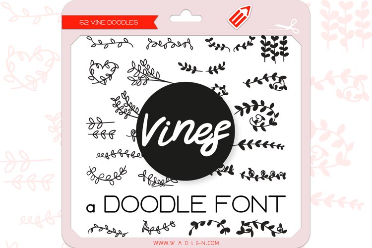 Vine Doodles - Dingbats Font example image 1