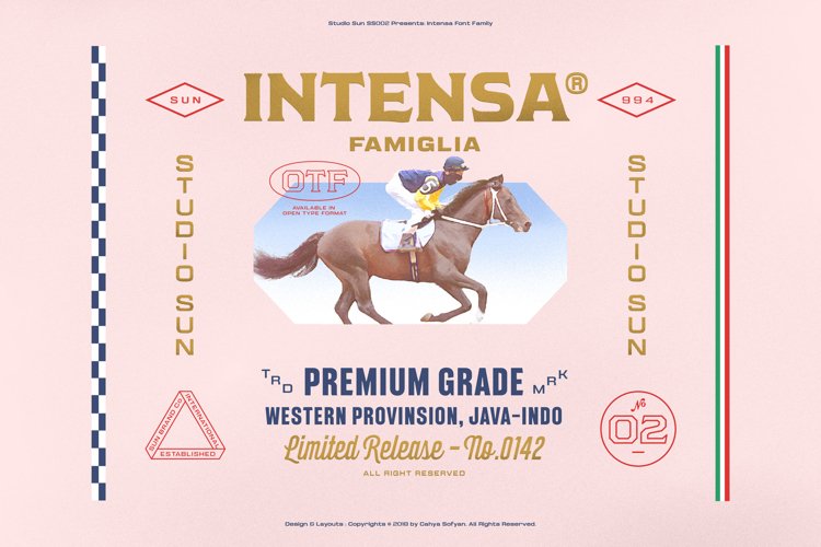 Intensa Font Family example image 1