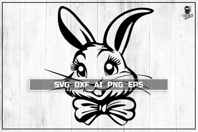 Easter Bunny SVG, Cute Baby animal Cut file