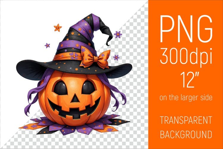 Halloween Pumpkin Clipart |Halloween Party Design example image 1
