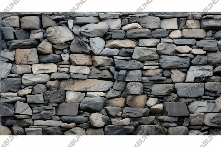 shot grey stone wall