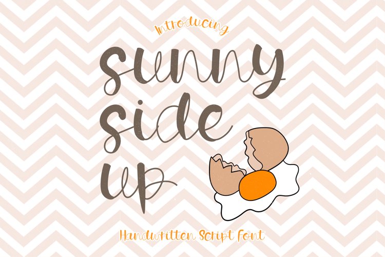 Sunny Side Up - A Playful Handwritten Script Font example image 1