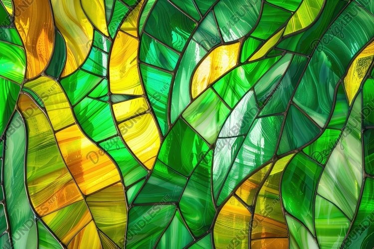 Colorful Stained Glass Background Wallpaper