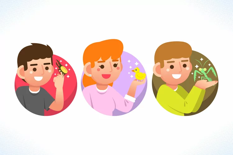 People Avatar Holding Animal