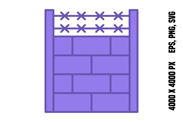 Colored Wall Icon