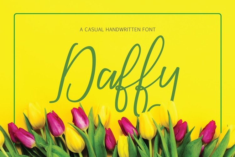 Web Font Daffy Font