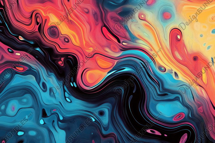 Abstract Fluid Art Background Wallpaper