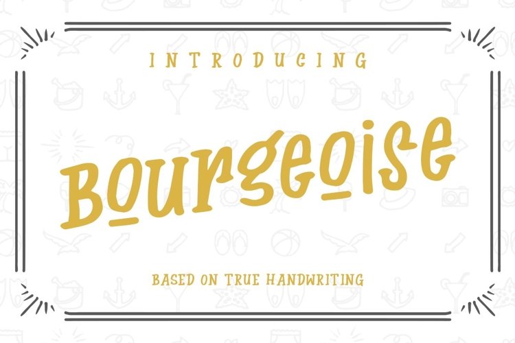 Web Font Bourgeoise