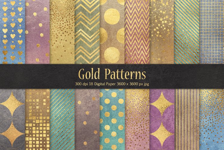 Gold Patterns example image 1