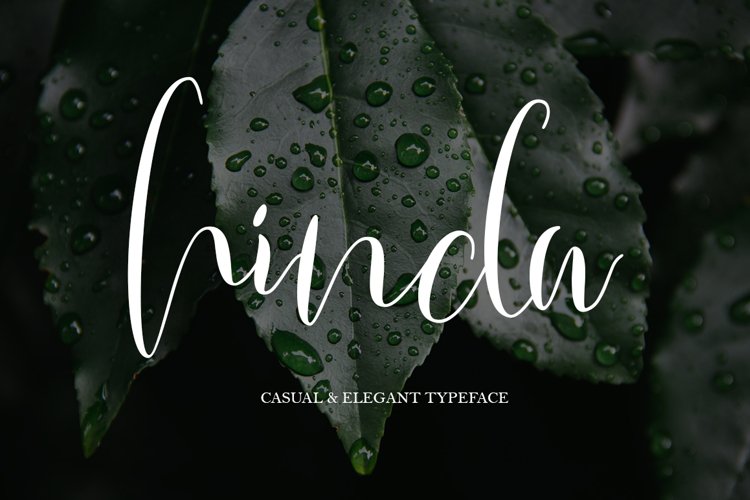 Hinda Script example image 1