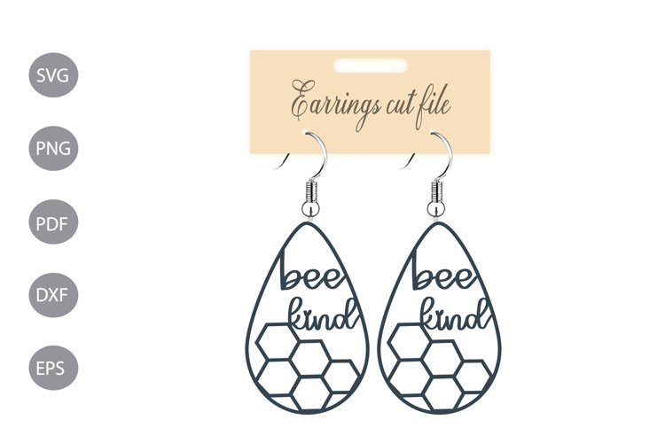 Earrings Template SVG