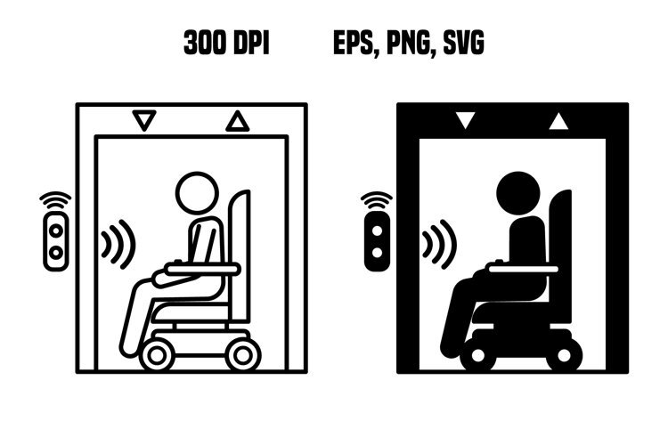 Accessible Elevator Icons example image 1