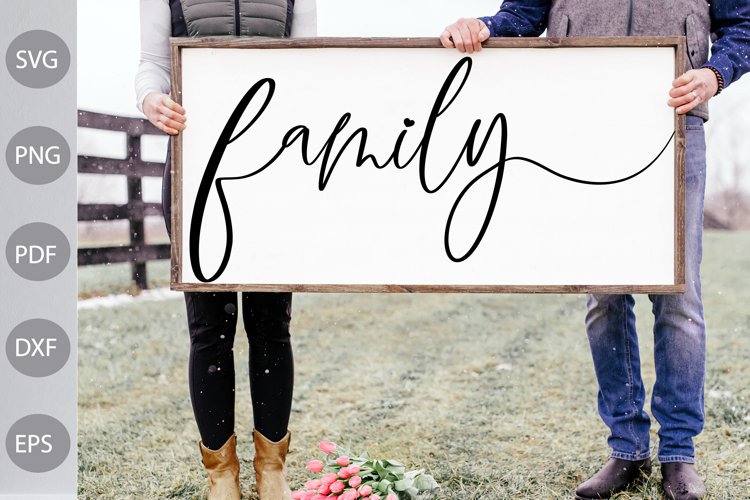 Family SVG Template Design example image 1