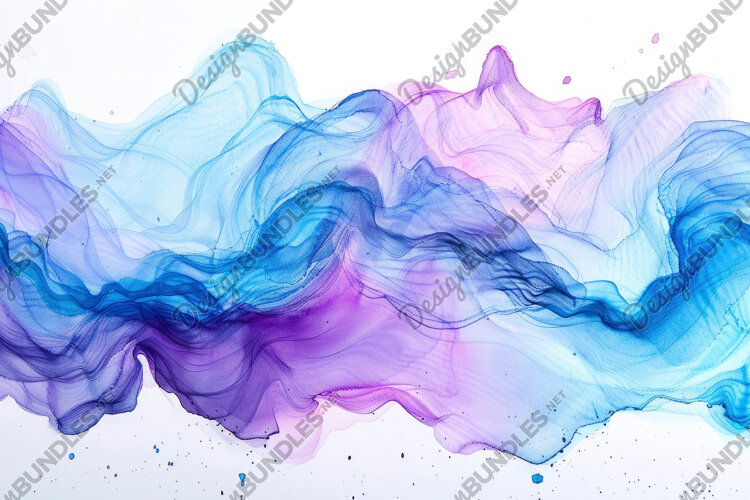 Ink Watercolor Background Wallpaper example image 1