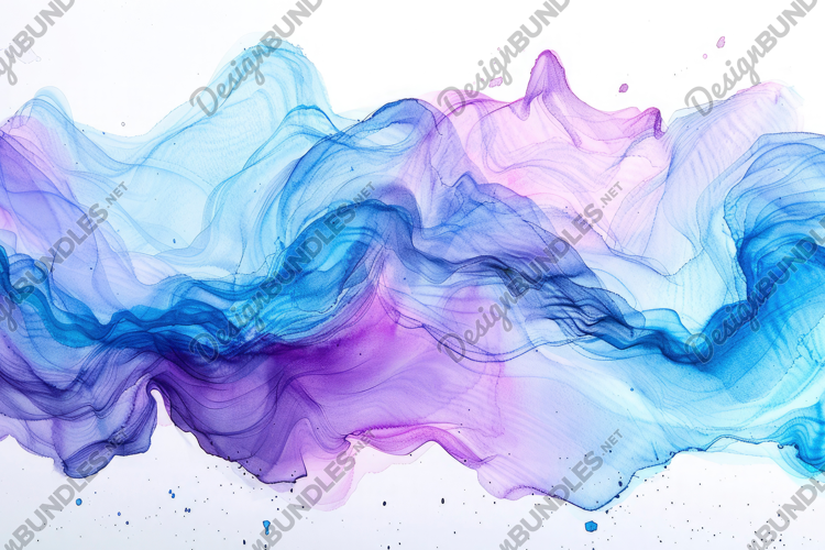 Ink Watercolor Background Wallpaper