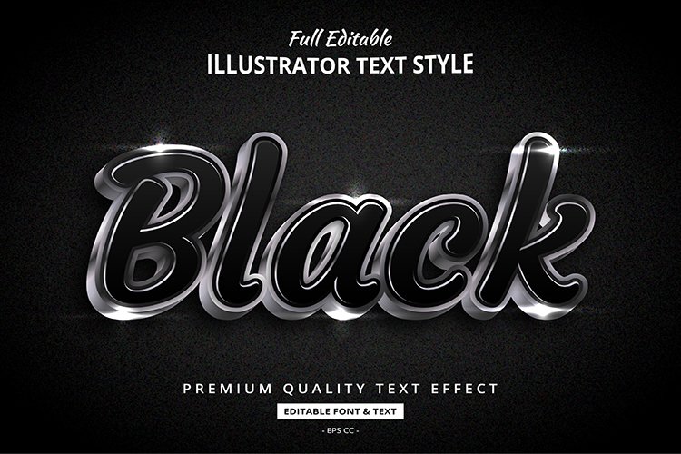 Silver Text Effect Image 12
