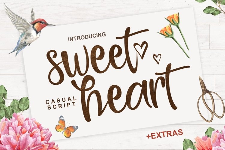 Web Font Sweet Heart Extras