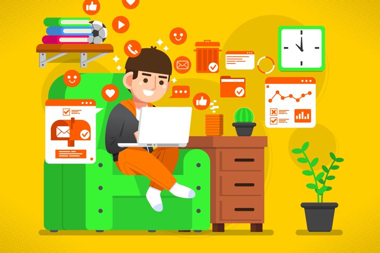Telecommuting Concept example image 1