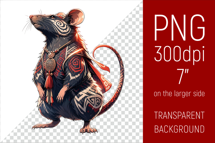 Year of the Rat | Chinese Zodiac Illustration