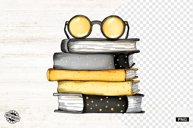 Whimsical Coquette Reading Books PNG - Reading Clipart
