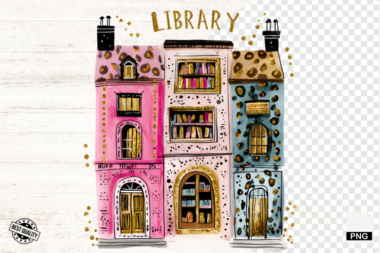 Whimsical Coquette Reading Books PNG - Reading Clipart