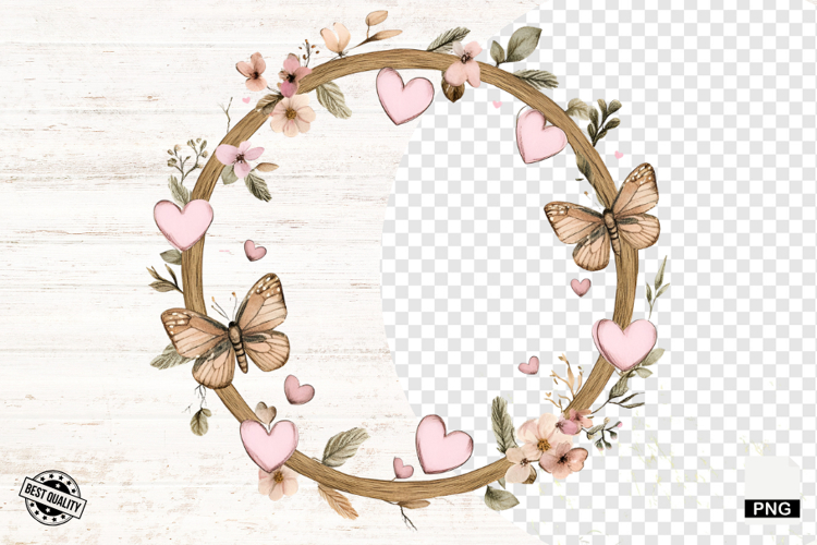 Floral Border Png Image 7