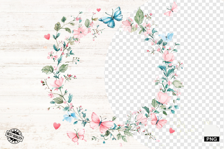 Floral Border Png Image 12