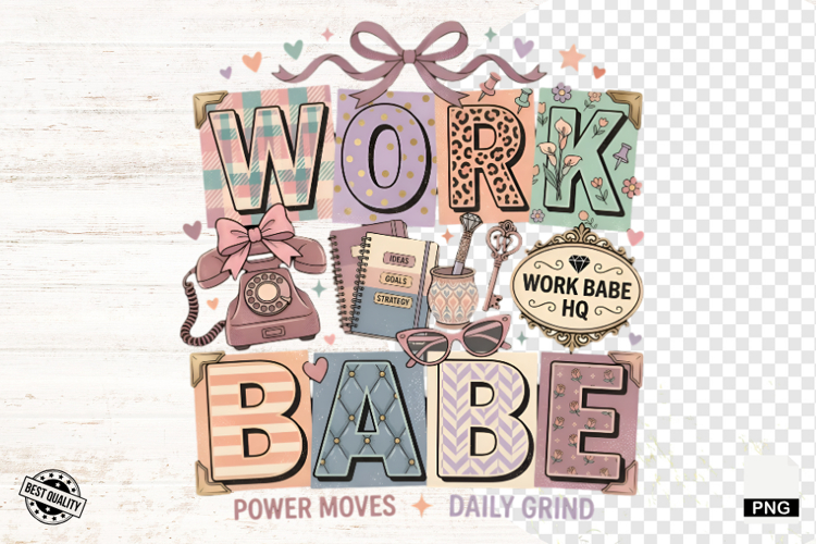 Boss Girl Sublimation Png - Girl illustration