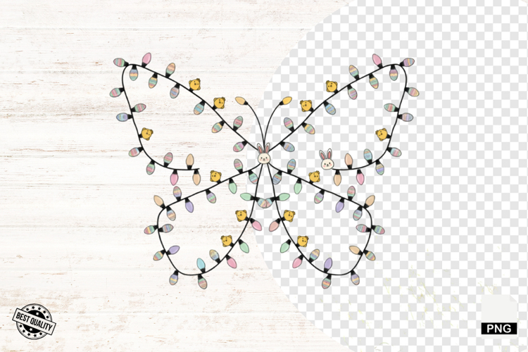 Easter Day Doodle Lights PNG - Easter Clipart